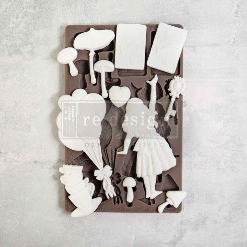 Re-Design with Prima - Gießform "Whimsy Craft Chronicles" Mould 5x8 Inch