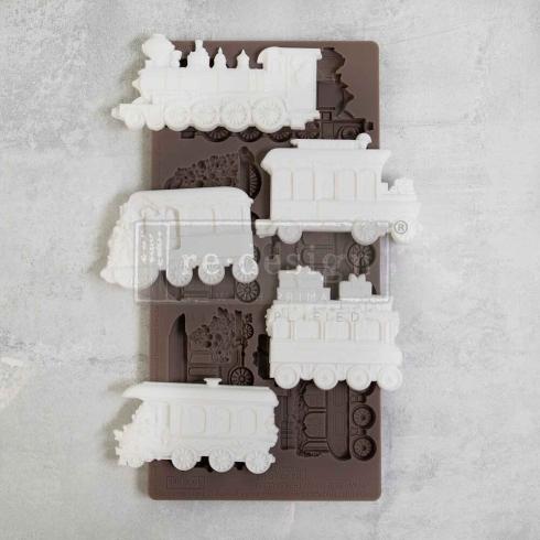 Re-Design with Prima - Gießform "The Jolly Express" Mould 5x10 Inch