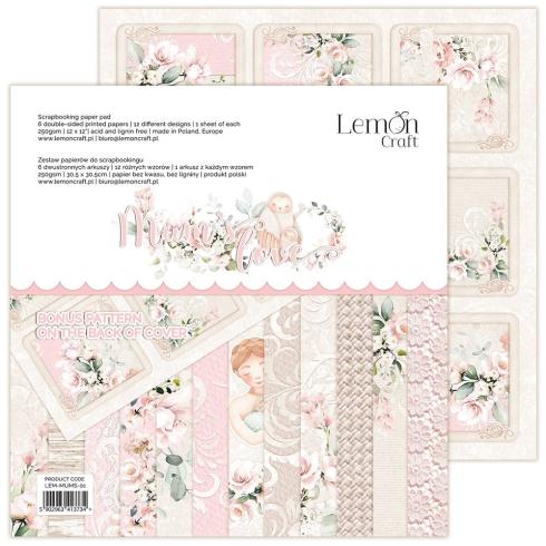 LemonCraft - Designpapier "Mums' Love" Paper Pad 12x12 Inch - 6 Bogen