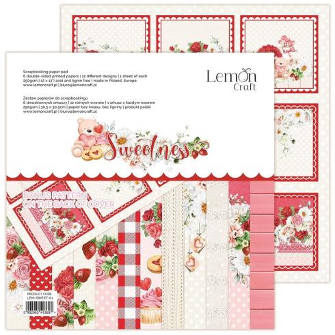 LemonCraft - Designpapier "Sweetness" Paper Pad 12x12 Inch - 6 Bogen