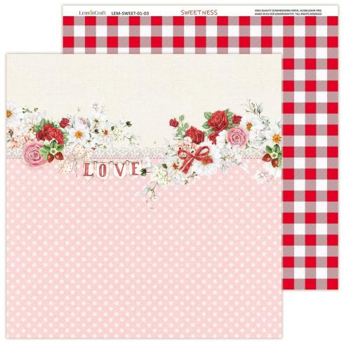 LemonCraft - Designpapier "Sweetness" Paper Pad 12x12 Inch - 6 Bogen