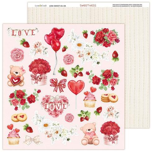 LemonCraft - Designpapier "Sweetness" Paper Pad 12x12 Inch - 6 Bogen