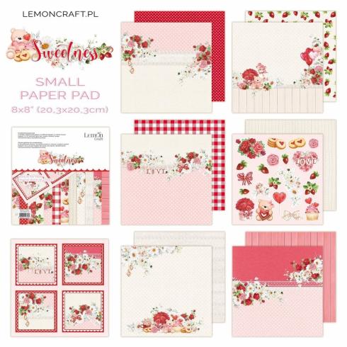 LemonCraft - Designpapier "Sweetness" Paper Pad 8x8 Inch - 12 Bogen