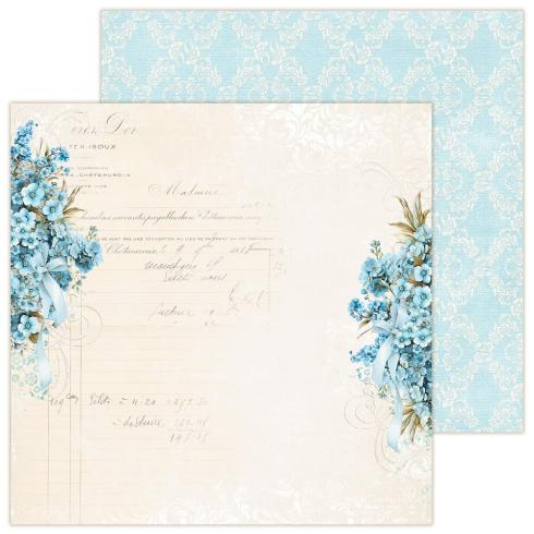 LemonCraft - Designpapier "Dear Diary Forget-Me-Not" Paper Pad 12x12 Inch - 6 Bogen