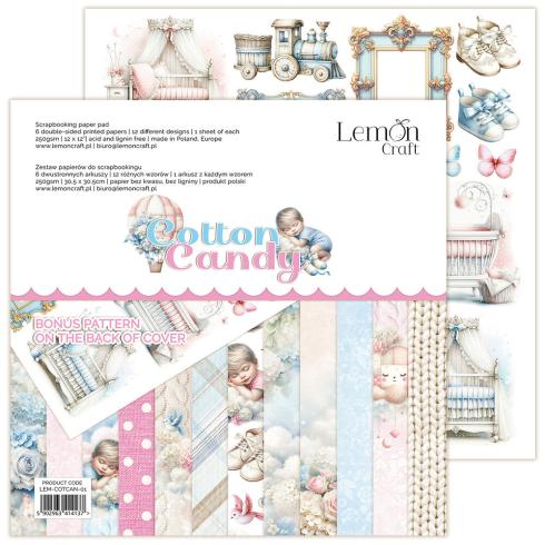 LemonCraft - Designpapier "Cotton Candy" Paper Pad 12x12 Inch - 6 Bogen