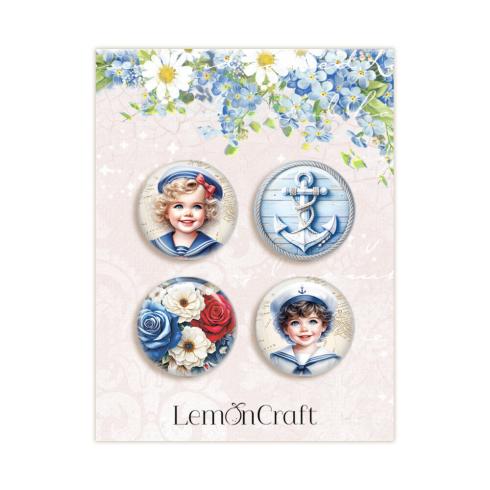 LemonCraft - Buttons 4Stk. "Sea Story"