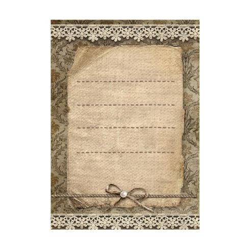 Stamperia - Decopatch Papier "Backgrounds" Decoupage A6 - 8 Bogen  