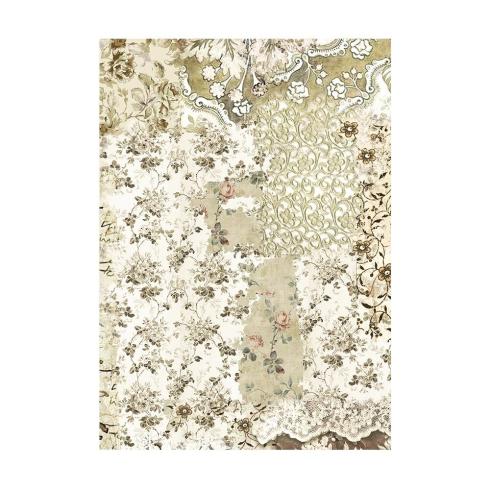 Stamperia - Decopatch Papier "Backgrounds" Decoupage A6 - 8 Bogen  