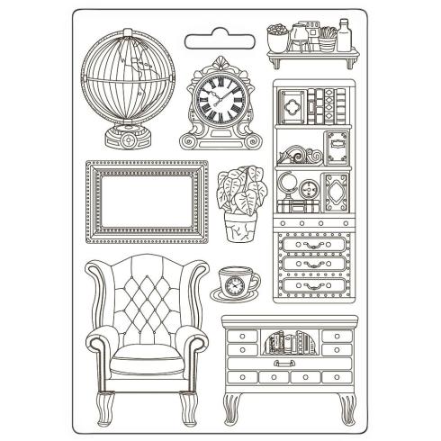 Stamperia - Gießform A4 "Cupboards and Accessories" Soft Mould