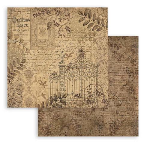 Stamperia - Designpapier "Old Lace" Paper Pack 8x8 Inch - 10 Bogen