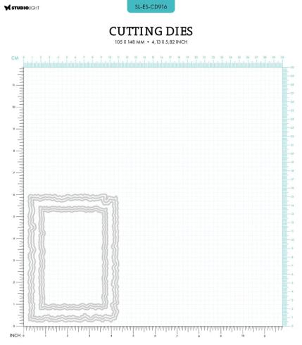 Studio Light - Stanzschablone "Torn Edge Rectanges" Dies