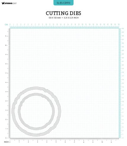 Studio Light - Stanzschablone "Torn Edge Circles" Dies