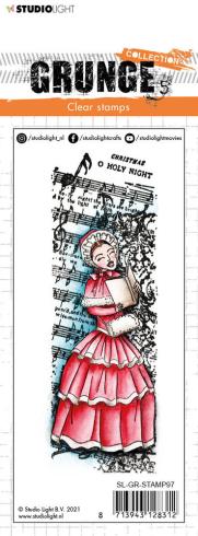 Studio Light - Stempel "Caroling Dickens Girl" Clear Stamps Grunge Collection