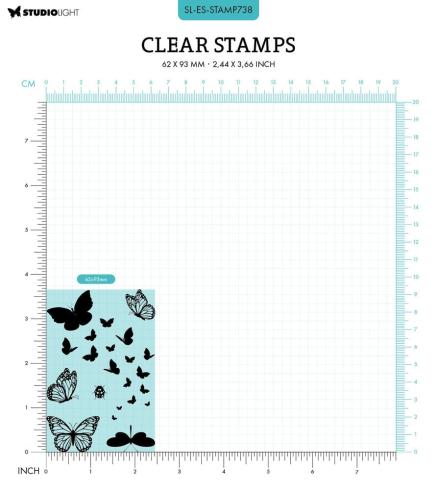 Studio Light - Stempelset "Butterfly" Clear Stamps