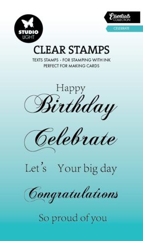 Studio Light - Stempelset "Celebrate" Clear Stamps