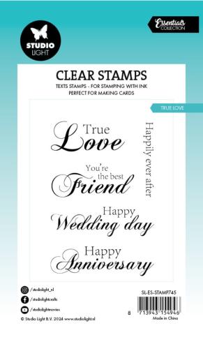 Studio Light - Stempelset "True Love" Clear Stamps