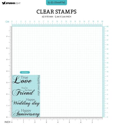 Studio Light - Stempelset "True Love" Clear Stamps