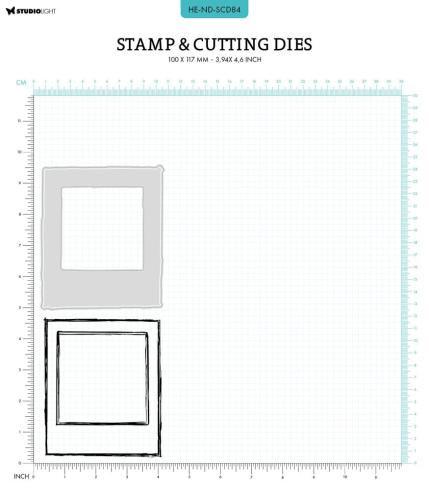 Studio Light - Stempel & Stanzschablone "Polaroid Frame" Stamp & Dies