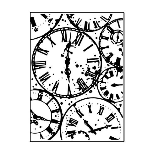 Vaessen Creative - Prägefolder "Horloges" Embossingfolder