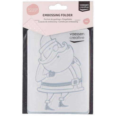 Vaessen Creative - Prägefolder "Weihnachtsmann" Embossingfolder