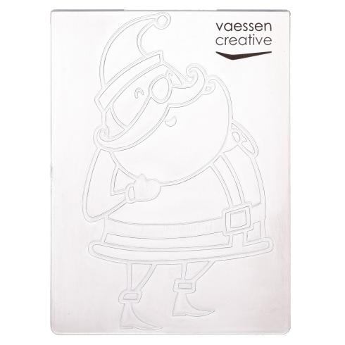 Vaessen Creative - Prägefolder "Weihnachtsmann" Embossingfolder