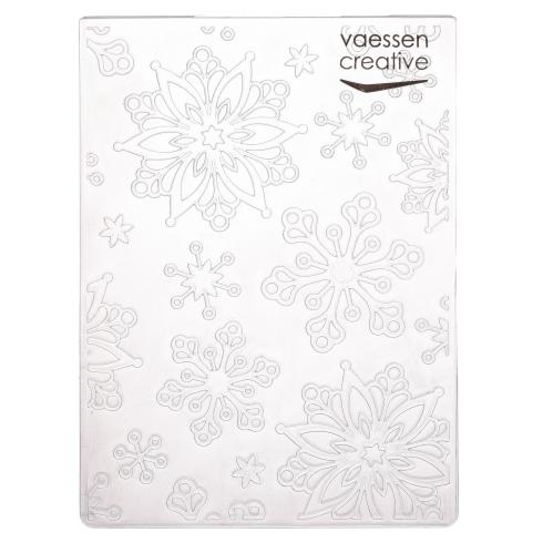 Vaessen Creative - Prägefolder "Schneeflocken" Embossingfolder