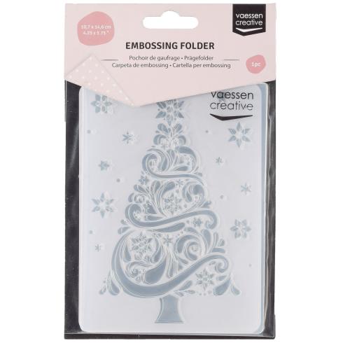 Vaessen Creative - Prägefolder "Weihnachtsbaum" Embossingfolder