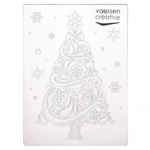 Vaessen Creative - Prägefolder "Weihnachtsbaum" Embossingfolder