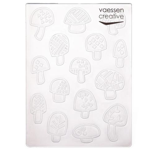 Vaessen Creative - Prägefolder "Pilze" Embossingfolder