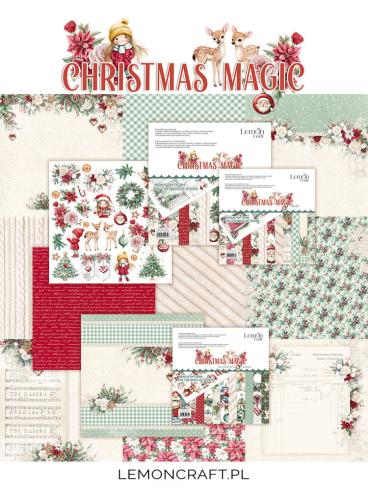 LemonCraft - Designpapier "Christmas Magic" Paper Pad 12x12 Inch - 6 Bogen