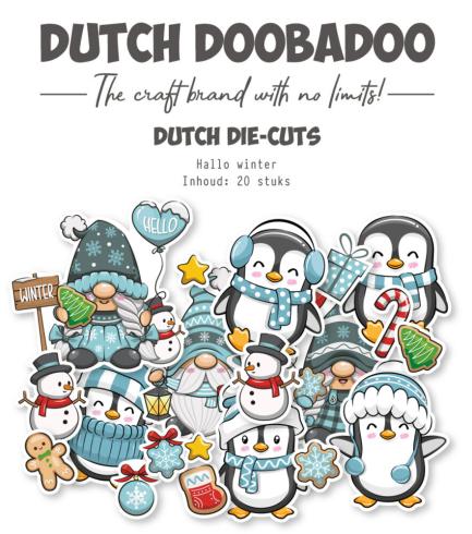 Dutch Doobadoo - Stanzteile "Hallo Winter" Die Cuts