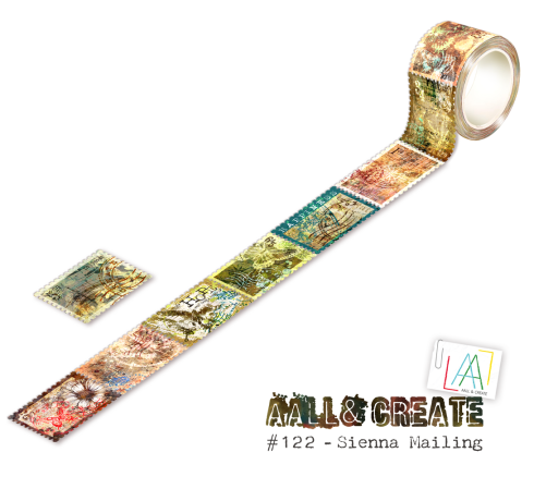 AALL and Create "Sienna Mailing" Washi Tape 25 mm