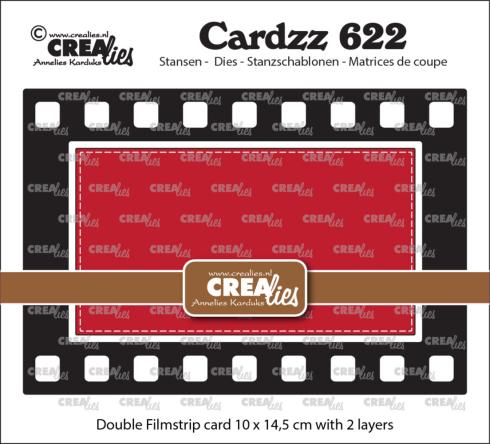 Crealies - Stanzschablone "No. 622 Double Card Filmstrip" Cardzz Dies