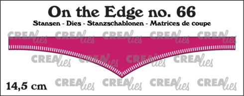 Crealies - Stanzschablone "No. 66 Edge with Little Stripes" On The Edge Dies