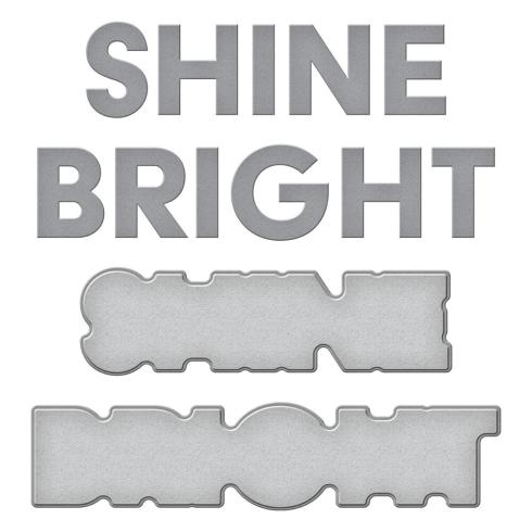 Spellbinders - Stanzschablone "Shine Bright" Dies