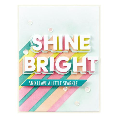 Spellbinders - Stanzschablone "Shine Bright" Dies