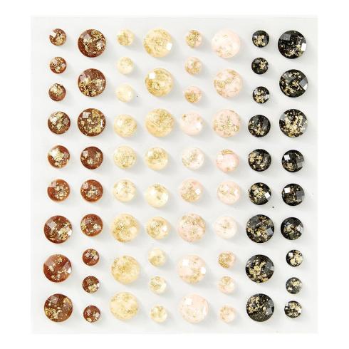 Spellbinders - Schmucksteine "Gold Flecked" Gemstones 72 Stück