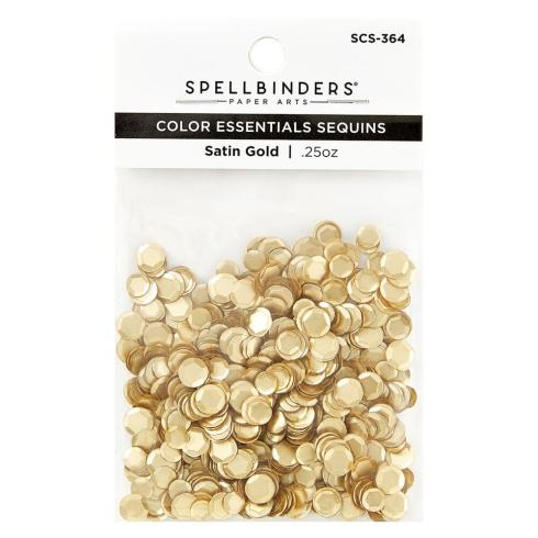 Spellbinder - Pailetten "Satin Gold" Sequins