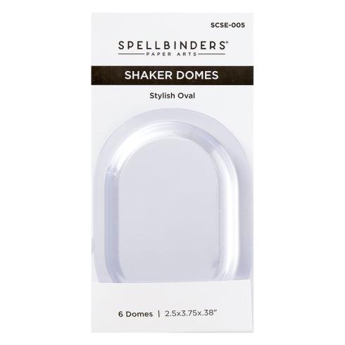 Spellbinders - Schüttelblister "Stylish Oval" Shaker Domes