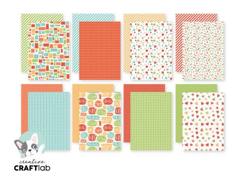 Creative Craft Lab - Studio Light - Friendz Designpapier "Shop Till You Drop " Paper Pack 21x14,8 cm - 24 Bogen