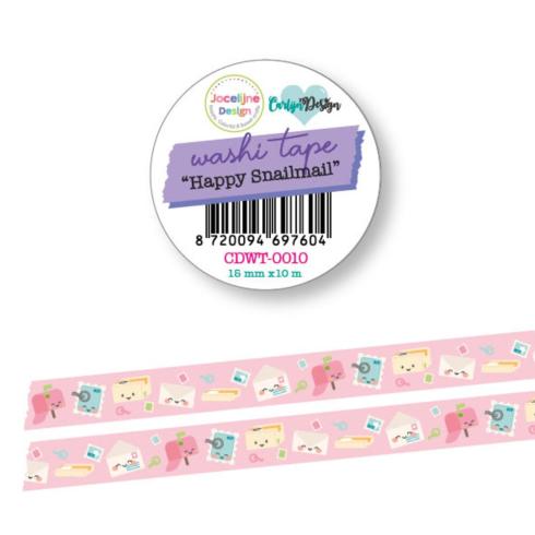 Carlijn Design - Decorative Tape "Happy Snailmail" Washi Tape