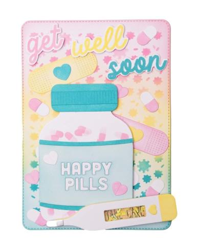 Studio Light - Stempel & Stanzschablone "Get Well Soon" Stamp & Dies