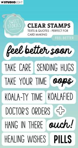 Studio Light - Stempelset "Feel Better" Clear Stamps