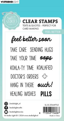 Studio Light - Stempelset "Feel Better" Clear Stamps