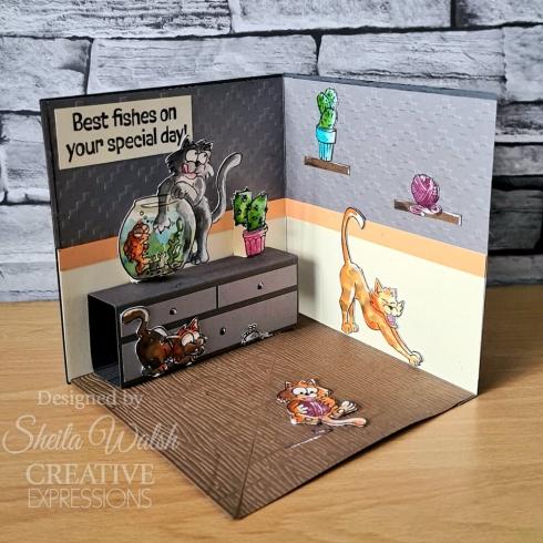 Creative Expressions - Stempelset "Feline Good!" Clear Stamps 15,2x20,3cm