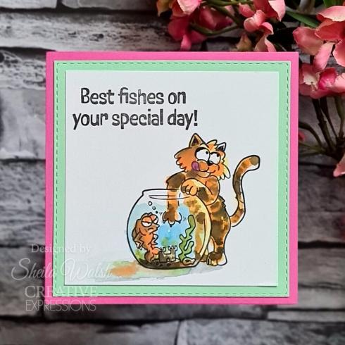 Creative Expressions - Stempelset "Feline Good!" Clear Stamps 15,2x20,3cm