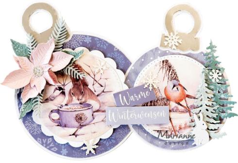 Marianne Design - Schablone 14,9x21cm "Christmas Ornaments" Stencil