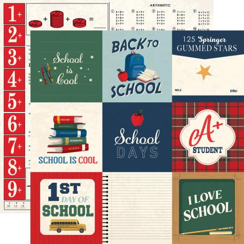 Carta Bella - Designpapier "Back To School" Collection Kit 12x12 Inch - 12 Bogen  