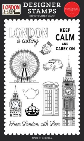 Carta Bella - Stempelset "London Is Calling" Clear Stamps