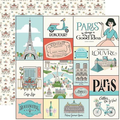 Carta Bella - Designpapier "Paris" Collection Kit 12x12 Inch - 12 Bogen  